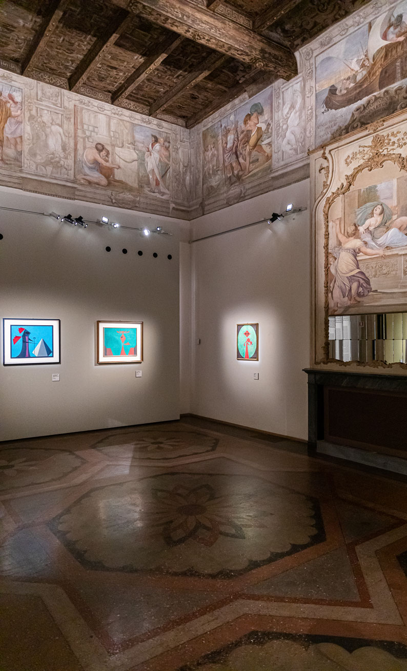 Palazzo Fava allestimento mostra