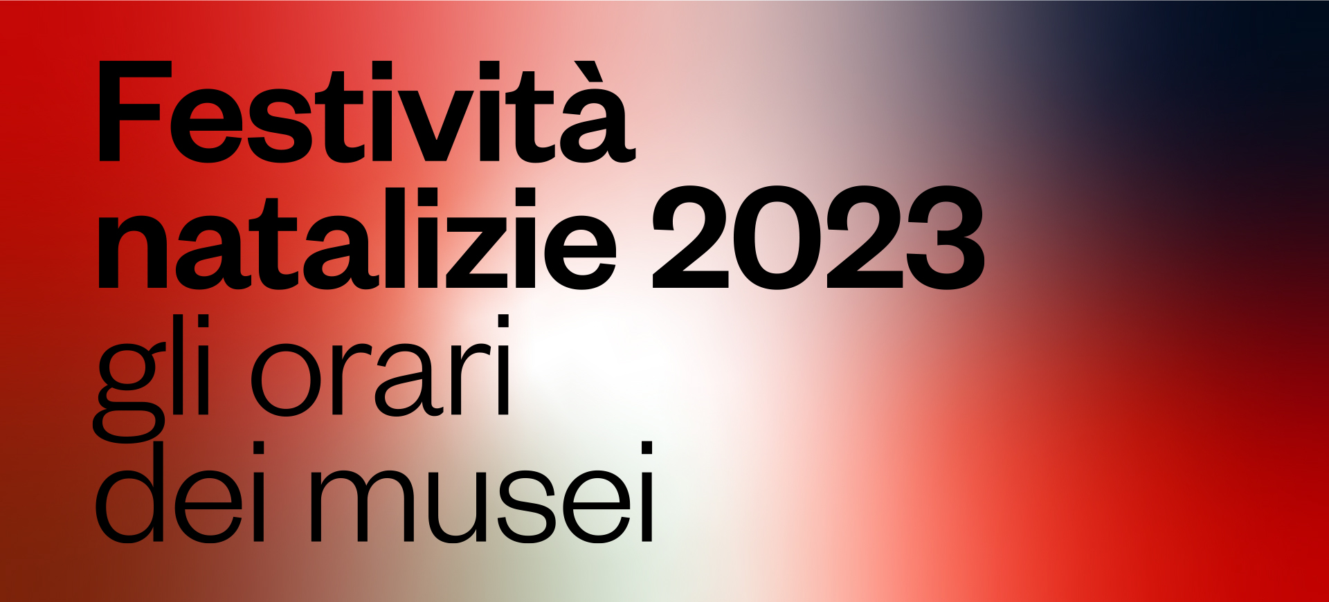 Festività natalizie 2023