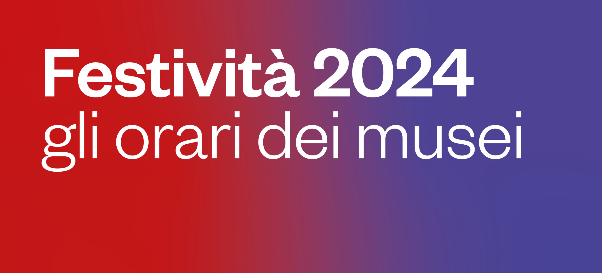 Festività 2024