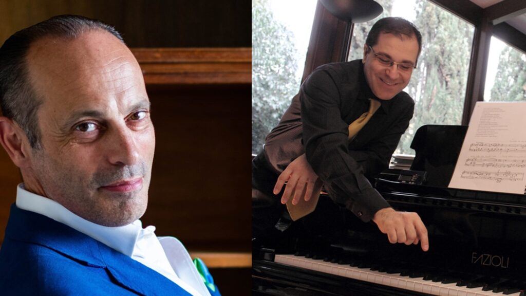 Il tenore Mark Milhofer e il pianista Marco Scolastra