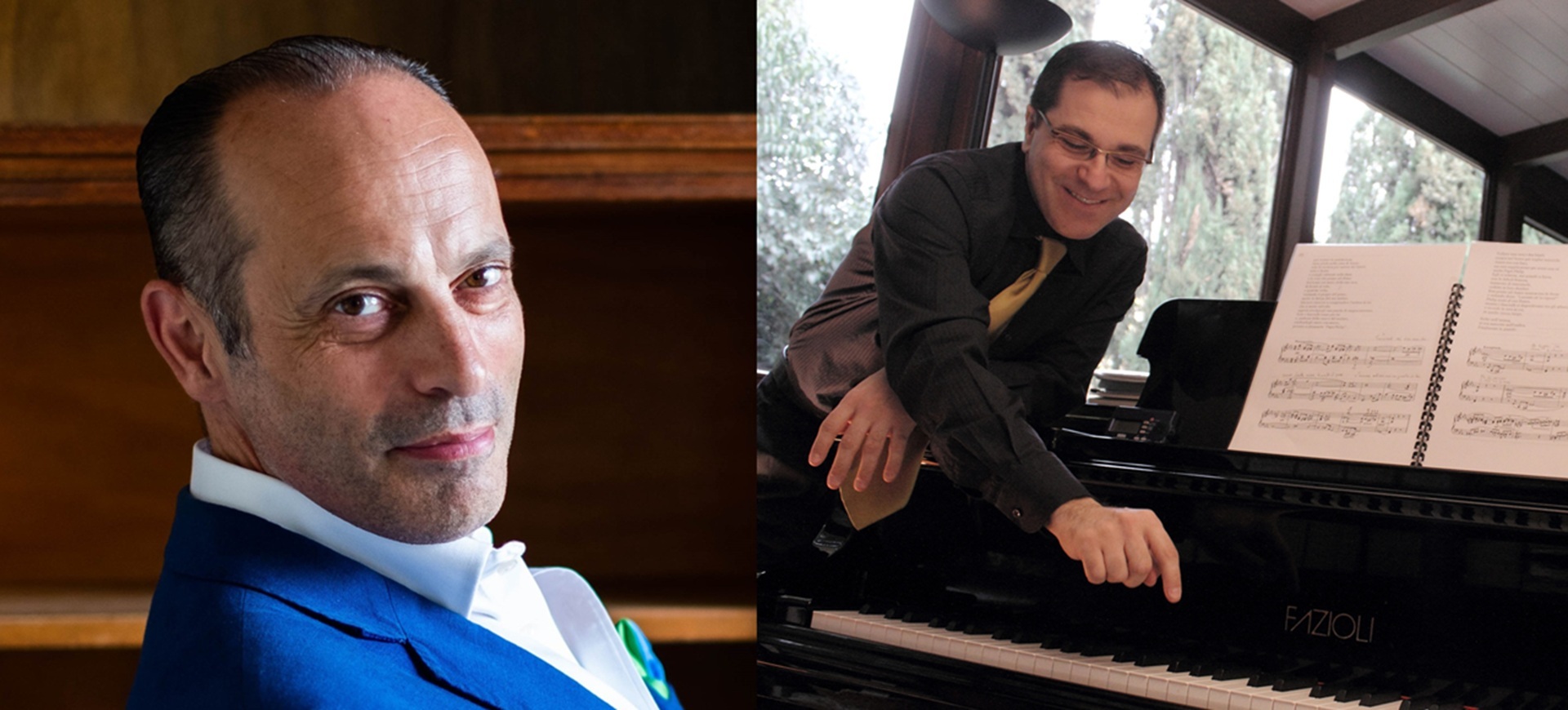 Il tenore Mark Milhofer e il pianista Marco Scolastra