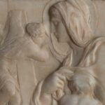 Madonna della Scala di Michelangelo (dettaglio)