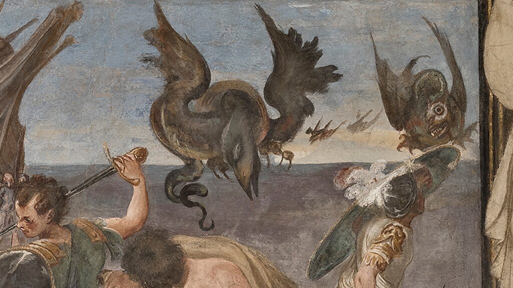Affresco a Palazzo Fava